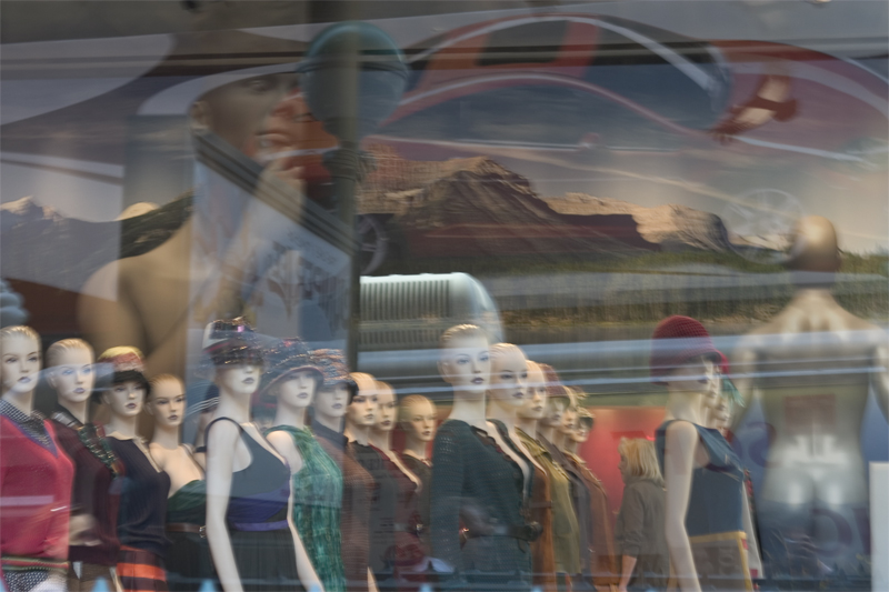 Show Window Reflection in Soho